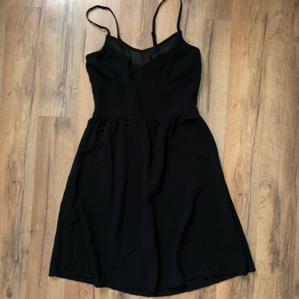 Black mini dress